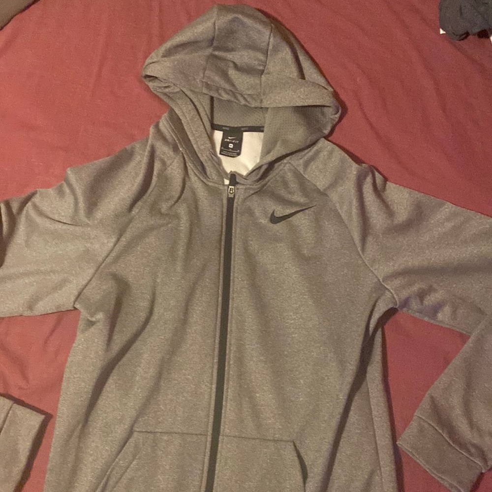 Mens Nike full zip hoodie jacket size medium in excellent used condition